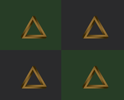 Impossible Triangle design gradient illustrator impossibletrangle shapebuildertool vector