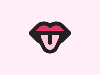 Mouth brand branding design icon design identity logo logo design mark minimal mouth tongue