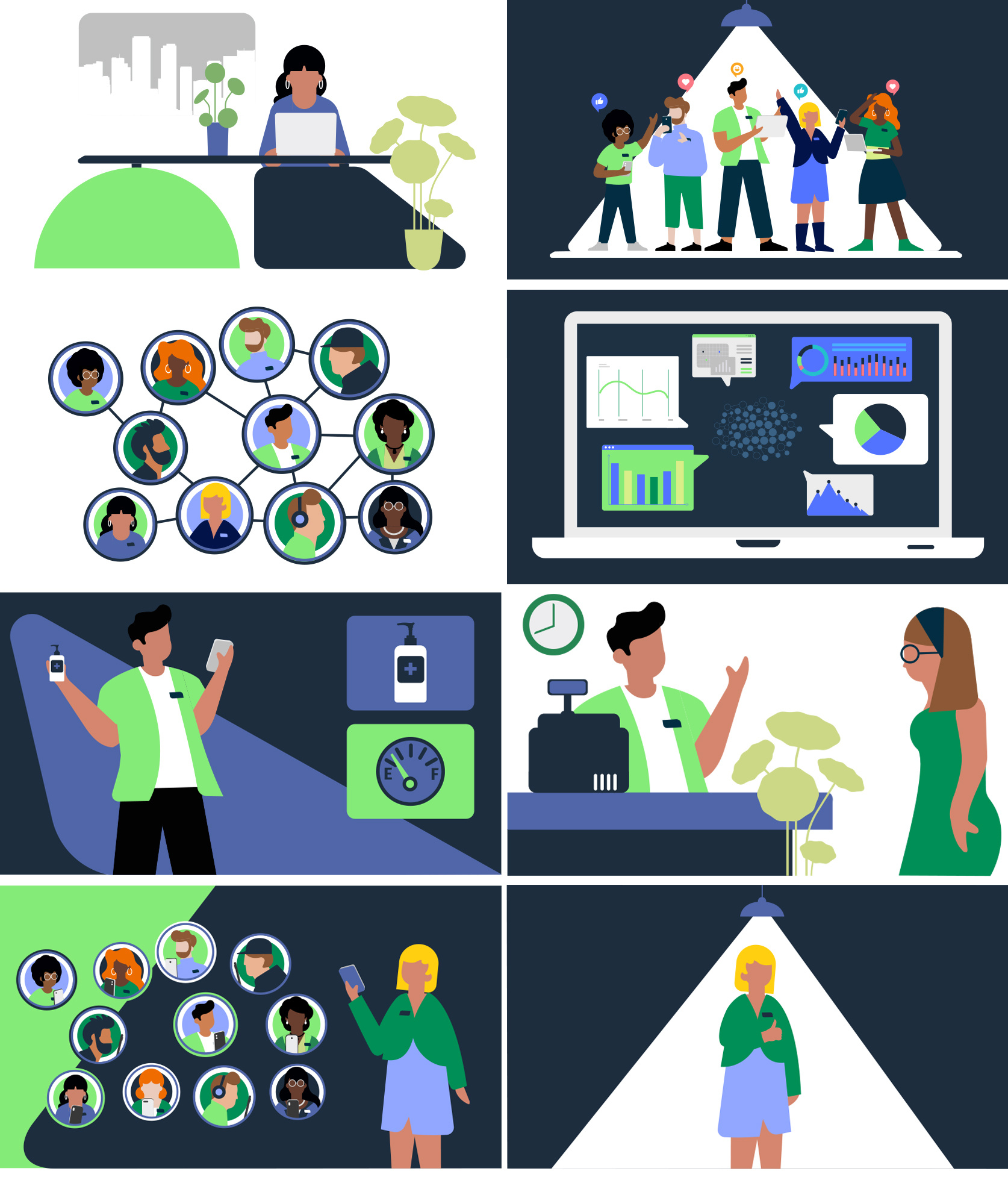 SERVICE NOW animation branding characterdesign design graphic design illustration logo motion graphics