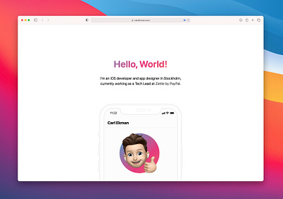 Updated Website design frontend web