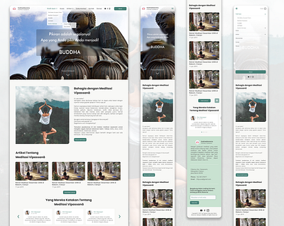 Buddha responsive web webdesign