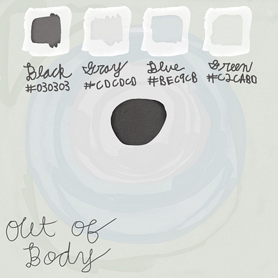Out of Body design graphic design raster
