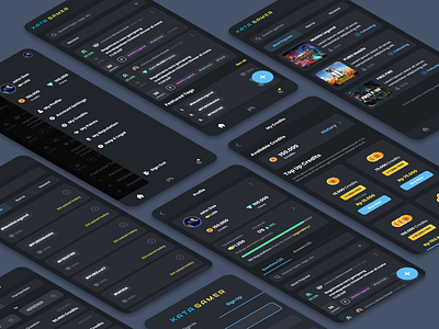 Katagamer - Mobile View Design answer dailyuiux darkmode dashboard design forum games inspiration mobile question question answer questions ui uiux ux