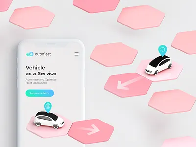 Autofleet's 3D cars 🚗 3d 3d model 4d cinema bright car clean design minimalistic mobile product design ui ux website