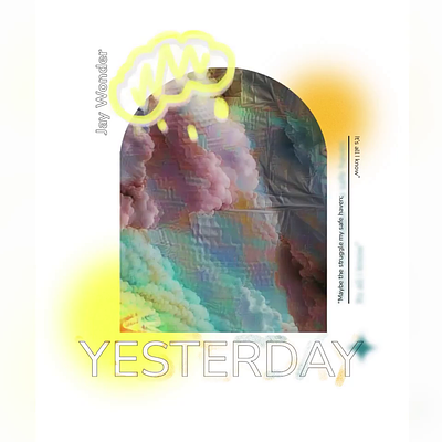 AI Generated Cover Art Vol 1 - Yesterday by Jay Wonder adobe ai animation art cover art design graphic design illustration looping music nashville nft typography video