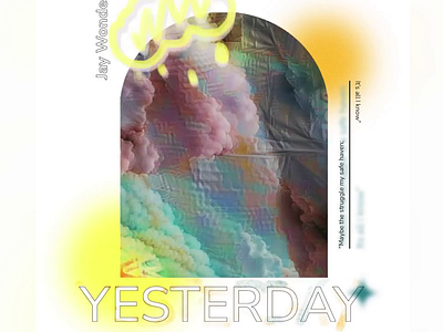 AI Generated Cover Art Vol 1 - Yesterday by Jay Wonder adobe ai animation art cover art design graphic design illustration looping music nashville nft typography video