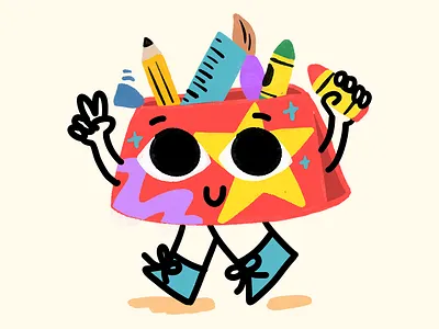 Back to School back to school character drawn illustration kids school