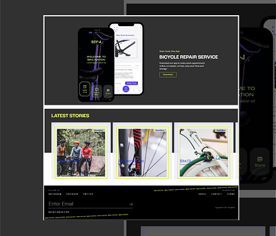 BIKE SHOP WEB adobe xd branding design ecommerce ui ui design ux