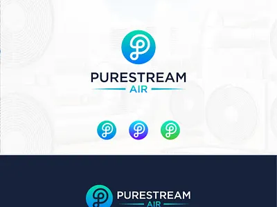 logo for purstream air HVAC co