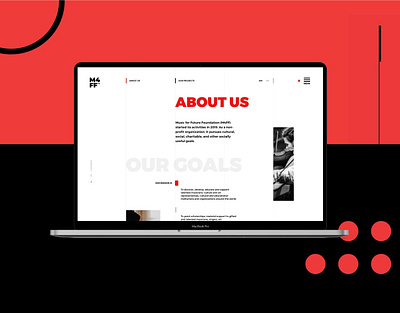 Music For Future Foundation branding uidesign uiux uxdesign webdesign