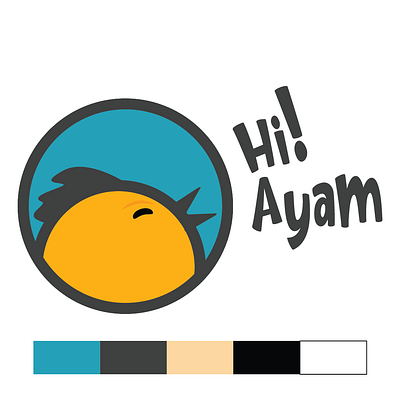 hi!Ayam Logo design logo logo design logodesign