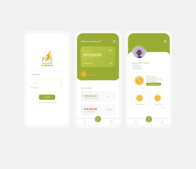 BuyPower App Redesign - Screens app design app redesign glass effect glassmorphism uiux uiuxdesign