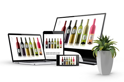 Clarington Wines Ecommerce Website art direction responsive design web design web development