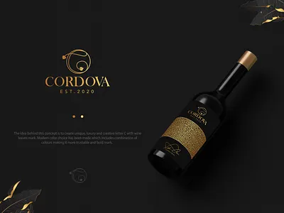 Brand mark for Cordova letter logo letter mark logo modern logo