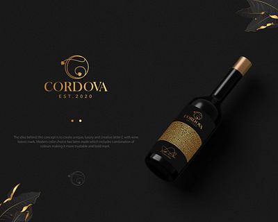 Brand mark for Cordova letter logo letter mark logo modern logo