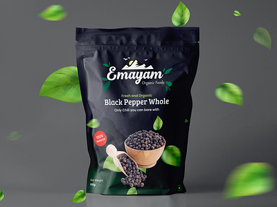 Zipper bag packaging design branding graphic design logo pack design packaging packaging design pepper product zipper bag