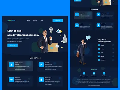 Appadore Website Redesign 3dillustration clean concept creative design landingpage minimal redesign ui ux web webdesign webpage website