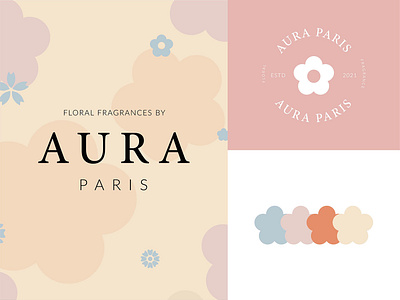 Aura Paris branding design graphic design illustration logo logotype luxury packaging