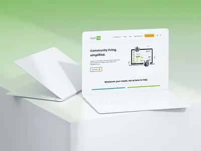 TownSq Brand Refresh & Web Design app branding community management real estate web design webflow