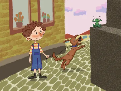 dog walk animation art art entertainment artist character design drawing illustration illustration art