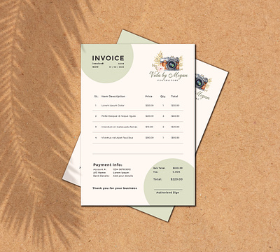 Invoice - Day 7 branding design graphic design illustration logo typography