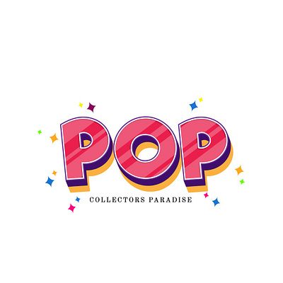 POP Logo branding design graphic design illustration logo typography