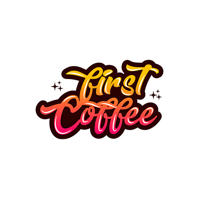 Cafe typography logoi design - day 7 branding design graphic design illustration logo typography