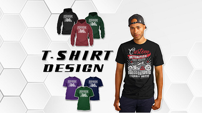 Custom T-Shirt Design 3d animation app branding custom tshirt design graphic design icon illustration logo motion graphics ui