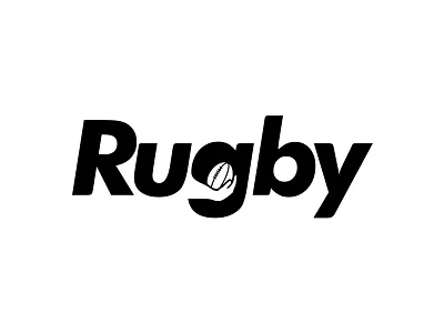 Rugby athletics badge branding custom football footy icon illustration logo logotype mark nba negative space rugby sports type typography worldcup