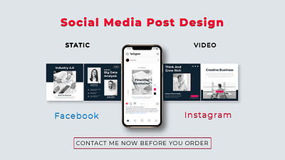 Social Media Posts making service 3d animation app branding design graphic design icon illustration logo motion graphics social media social media design social media post design ui