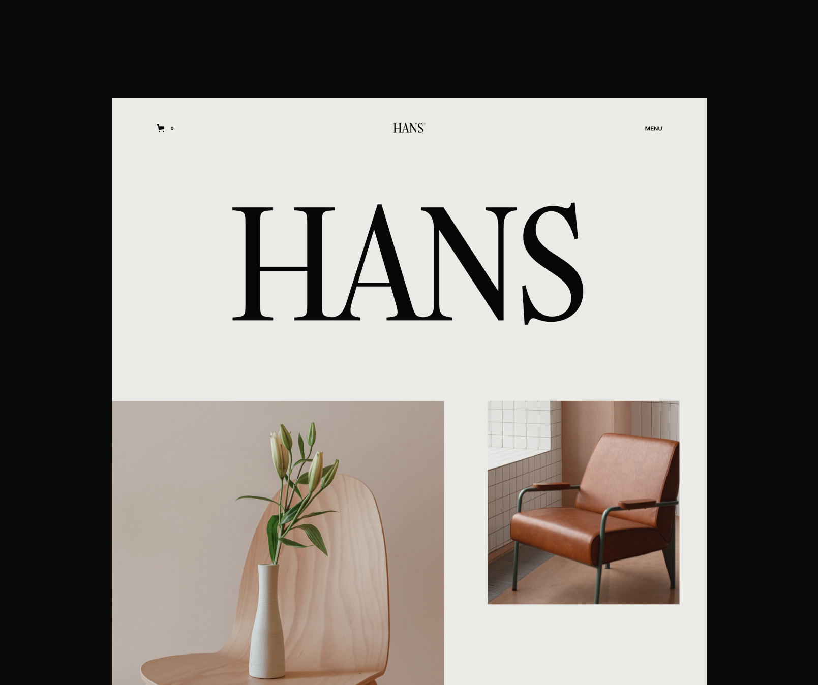 Hans — Webflow Template architecture interior design made in webflow templates web design webflow