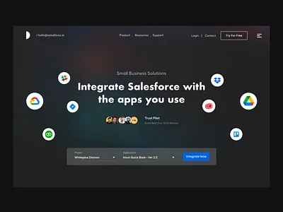 Dark UI black clean dark header hero landing page night mode product design typography ui ui ux user experience ux web web app website