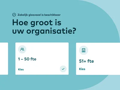 Eurofiber Business Fiberoptic Network – Platform Redesign animation card choose design icon interface pill shape slider ui user interface ux webdesign zoom