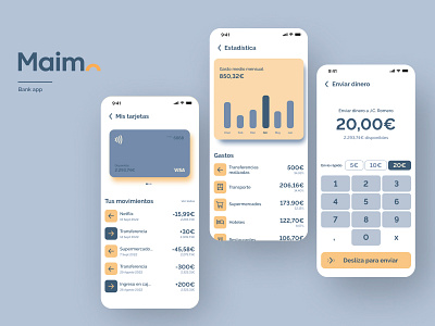 Bank App design android app bank branding design finances ios minimal mobile ui