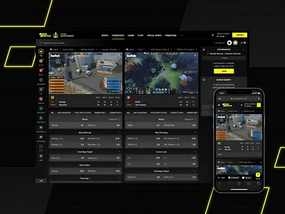 Parimatch: Cybersports Multi-view 1xstavka betslip betting bookmaker bwin cybersport fonbet gambling interface ligastavok live mobile navigation odds onlinecasino parimatch sportsbook sportsfeed ui ux