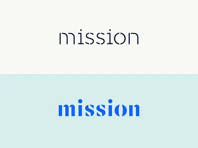 Mission Stencils branding lettering logo logotype tech technology type typography wordmark