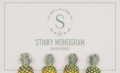 Stinky Monogram branding decorative design display font logo monogram