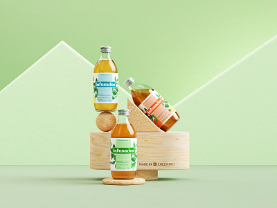 Infusades Key visual 3d branding design