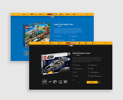 Lego Product Detail clean design ecommerce ecommerce product figma graphic design lego lego city lego product lego star wars lego store online store product product detail product single ui website