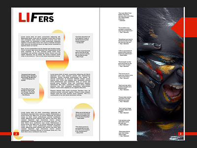 Editorial Magazine design editorial illustration magazine typography