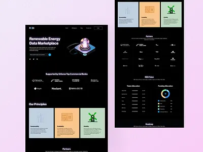 ReDi Landing Page 3d design landing page ui web