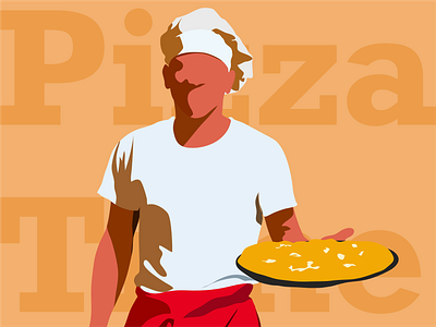 Day 6: Pizza Time design graphic design illustration pizza maker vector