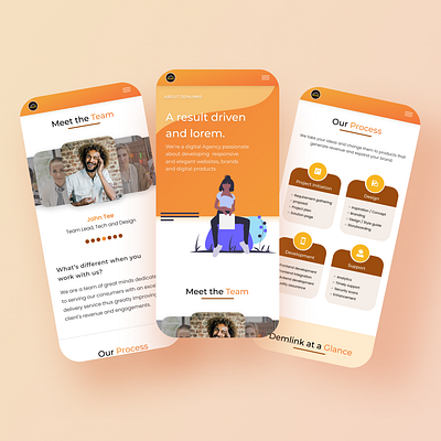 Demlinks Technology - Mobile screens app design mobile screens mockup ui user interface design user interface designer ux