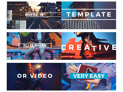 ENVATO | Modern Dynamic Slideshow titles