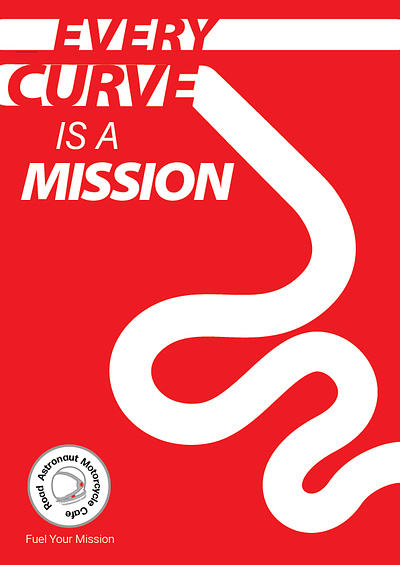 Road Astronaut Cafe Mission Ad graphic design illustration typography