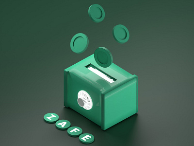 3D Art for Zafe Platform 3d design illustration isometric isometric design isometric illustration ui