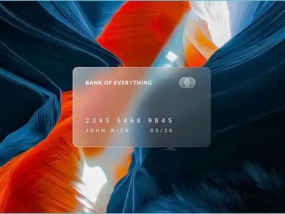 Credit Card : Glass Morphism 2d 3d branding color creditcard element figma flat glass glassmorphism graphic design illutration logo productdesign texture uidesign ux web design website