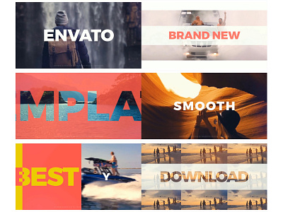 ENVATO | Modern Slideshow titles