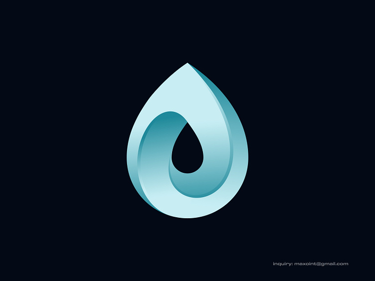 Drop Logo Design by Maxoint - Logo Designer on Dribbble