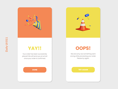 Daily UI #011 | Flash Message flash message uiux